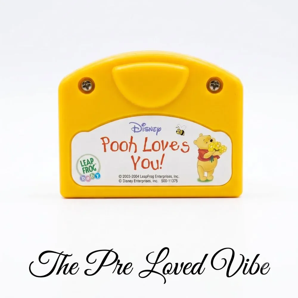 Disney Pooh Loves You Little Touch Leap Frog Cartridge